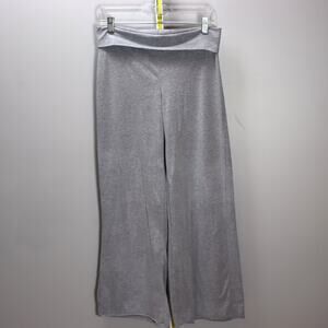 T-box Wide Leg Lounge Pants Gray Size Medium Soft Stretch Pull‎ On